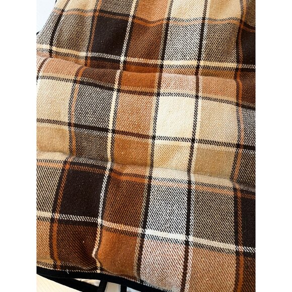 Rework Wool Plaid Puffer Vest - Picture 8 of 9